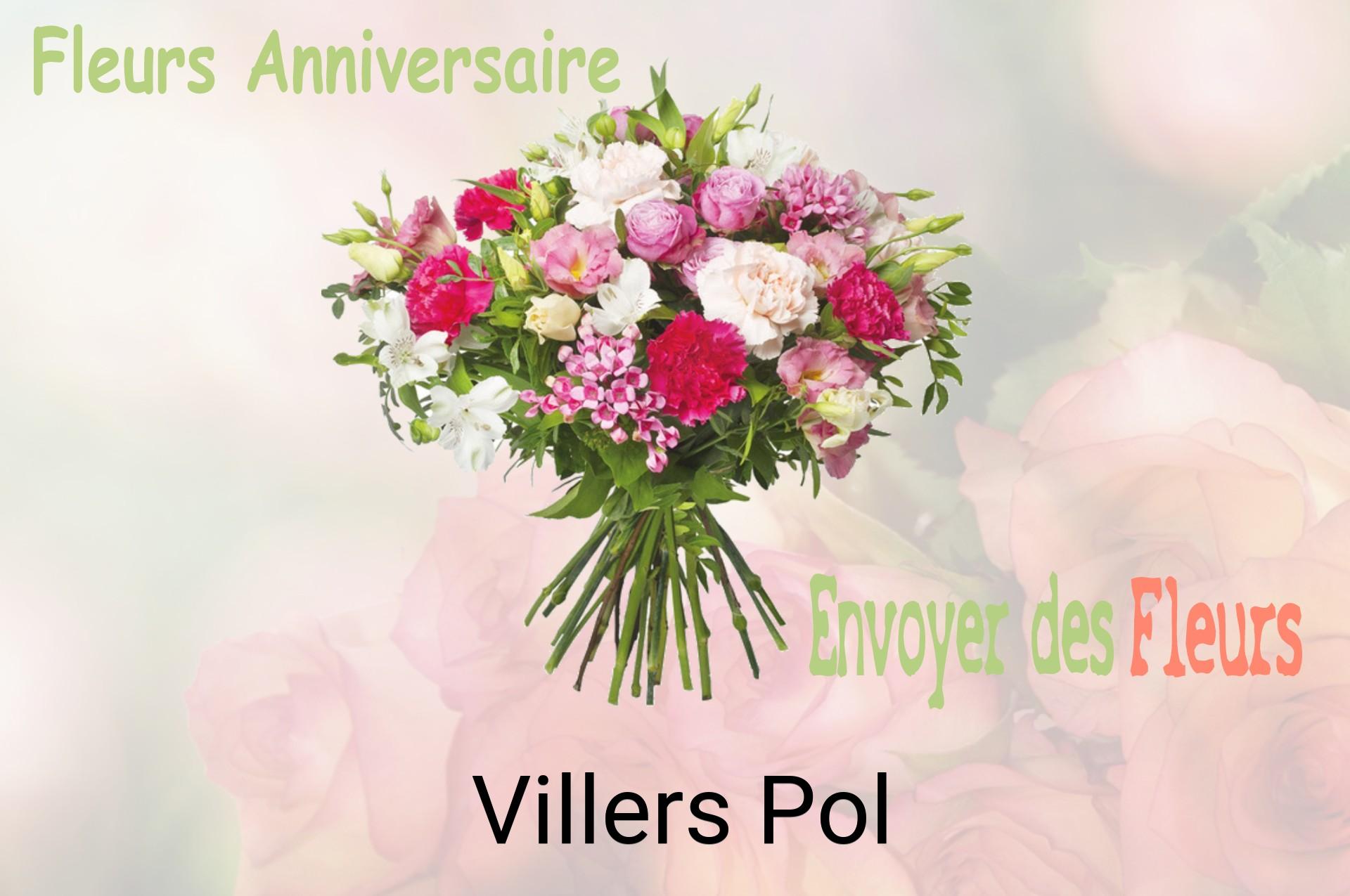 Bouquet de fleurs d’anniversaire livré à Villers-Pol