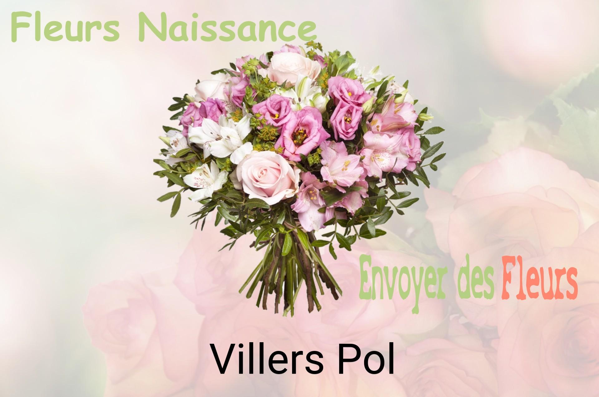 Bouquet de fleurs de naissance livré à Villers-Pol